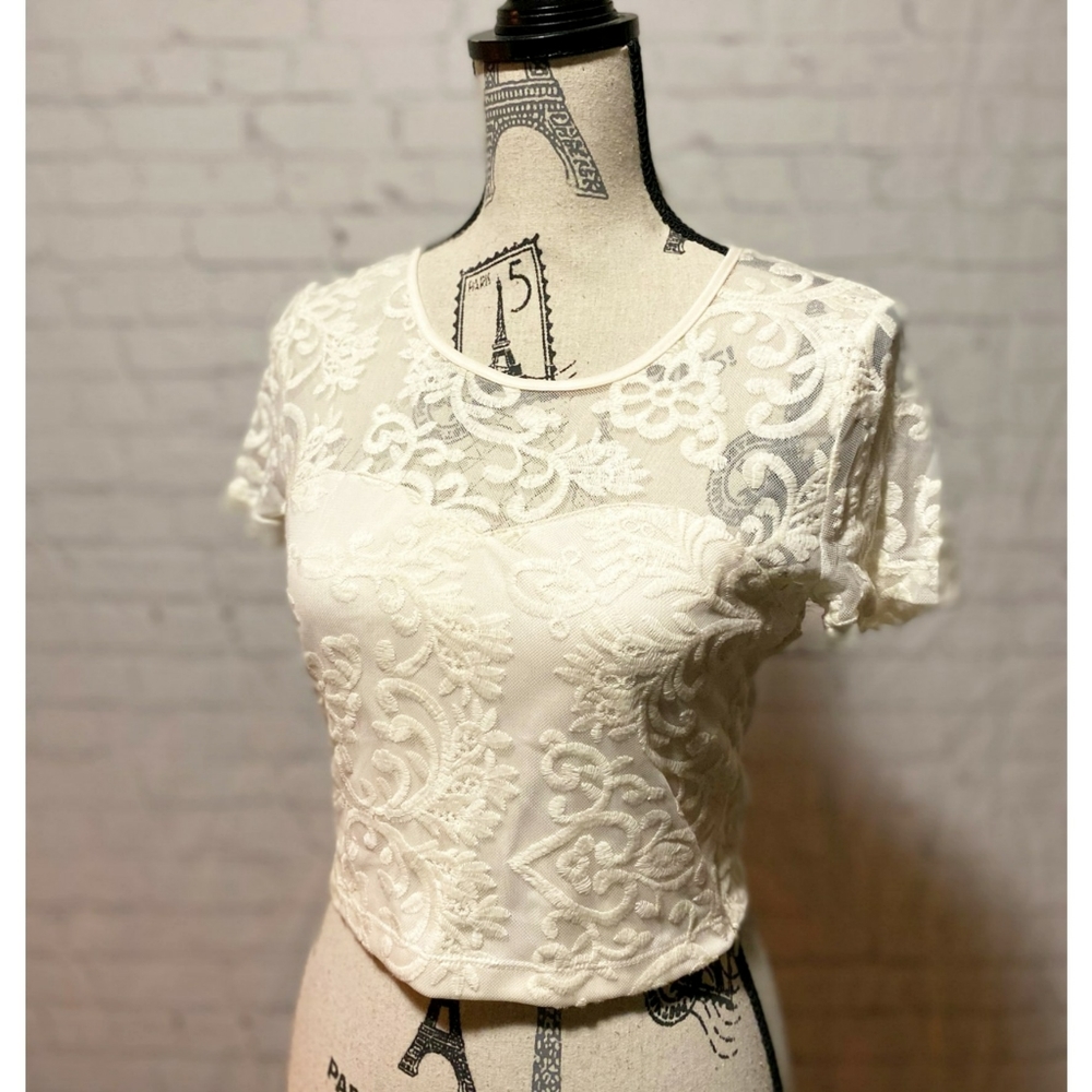 Lacey crop top